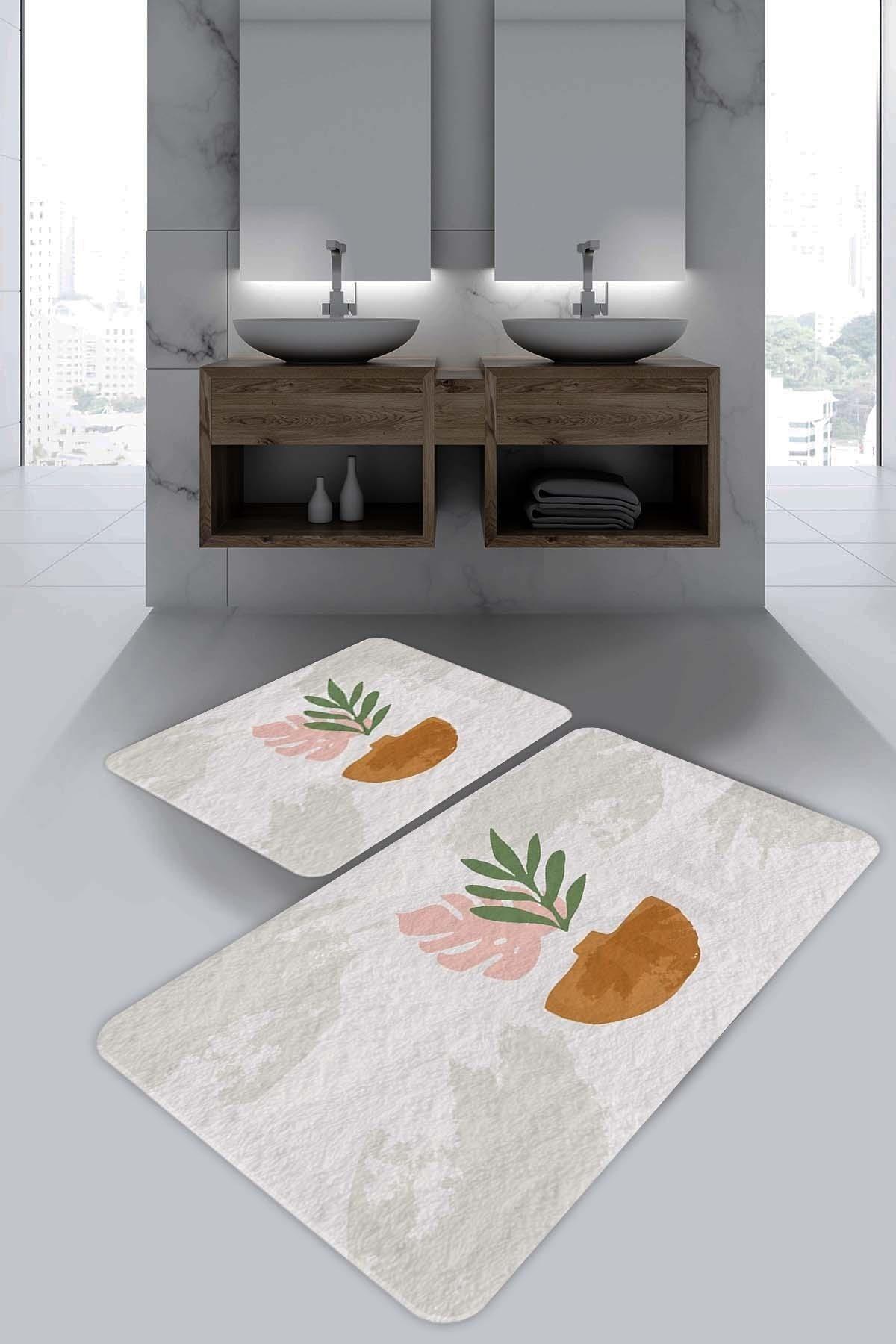 White Floor Color Sheets Bath Mat