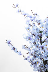 Artificial Japanese Spring Potted Tree in White Pot