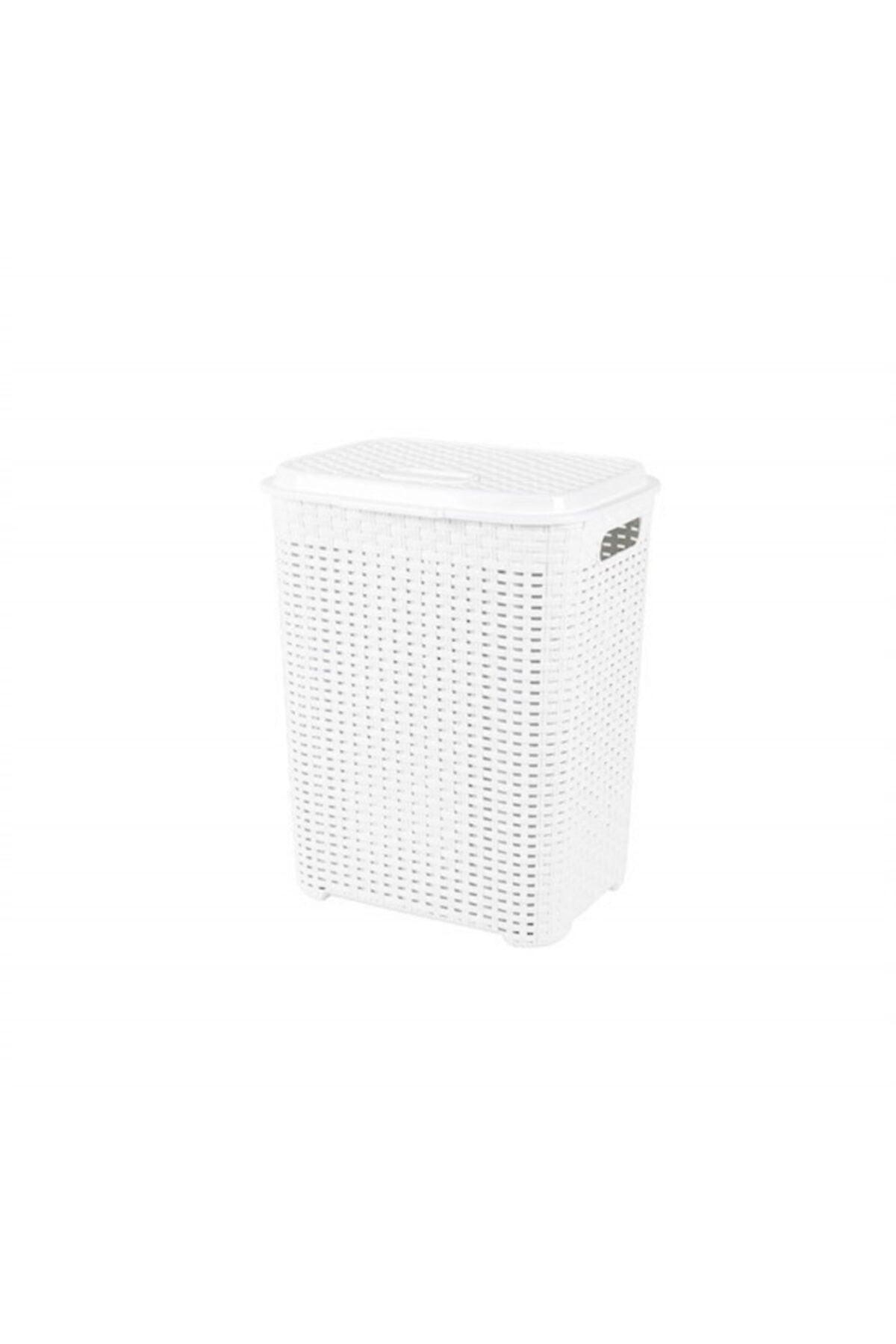 White Rattan Laundry Basket - Swordslife