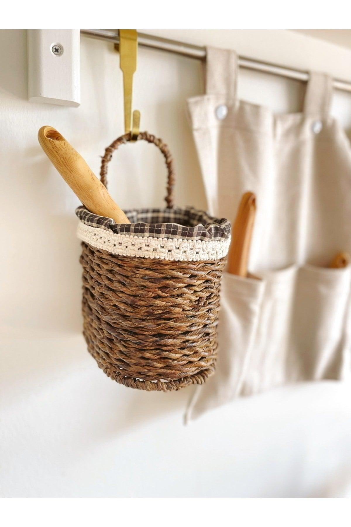 Straw Handmade Hanging Handle