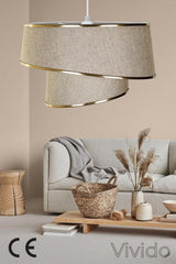 Wicker Sandbeige Orion Chandelier - Swordslife