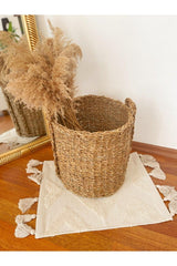 Sturdy Wicker Basket With Handles/Laundry Basket - Swordslife