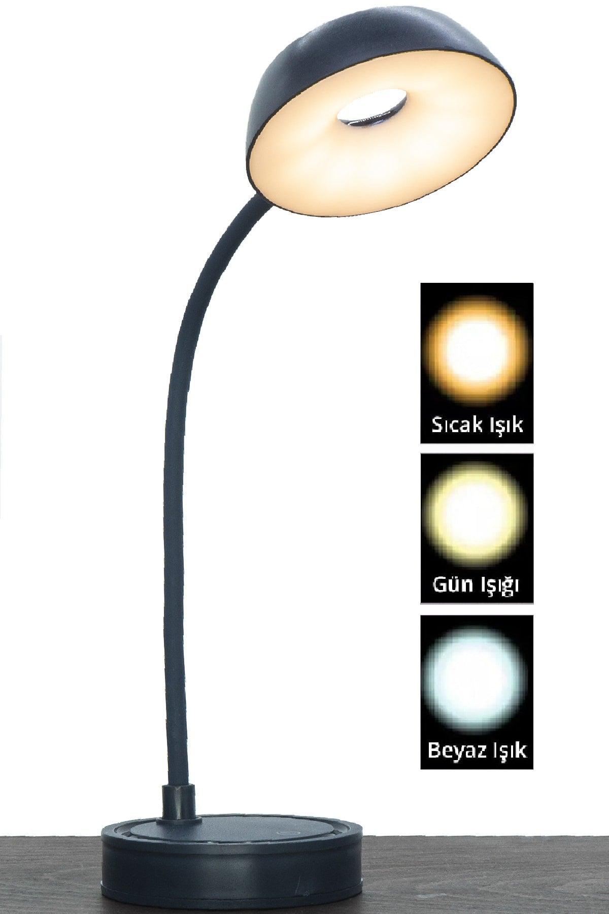 Wiederaufladbare Touch Led Working Reading Licht flexible Tischleuchte 3 Stage Navy - Swordslife