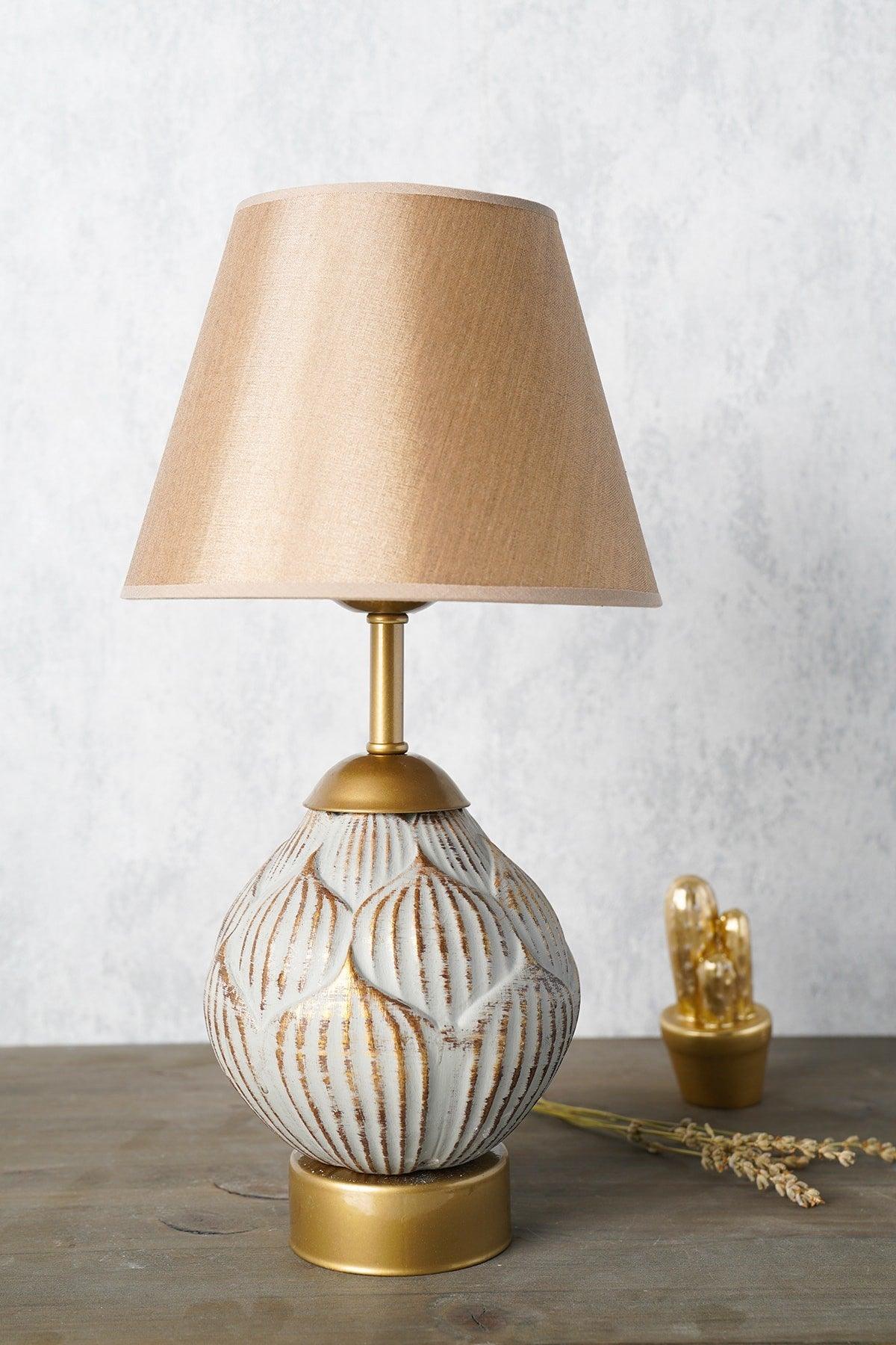 Galet Lampshade Gray Gold - Swordslife