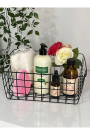 Wire Basket Rectangular Storage And Organizer Organizer Grid Metal Basket - Swordslife