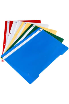 A4 wire file folder in blue plastic
