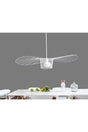 Wire Hat Decorative Pendant Lamp Chandelier White (90 CM DIAMETER) - Swordslife