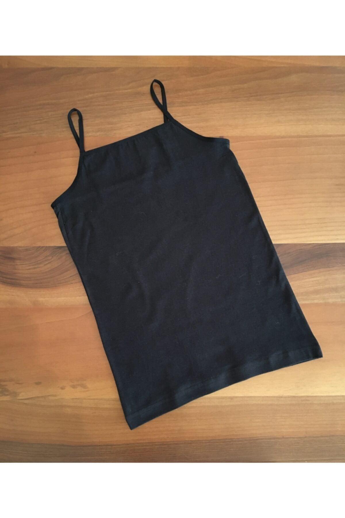 Women's Black Color 4-Pack Cotton Rope Suspended Singlet - Swordslife