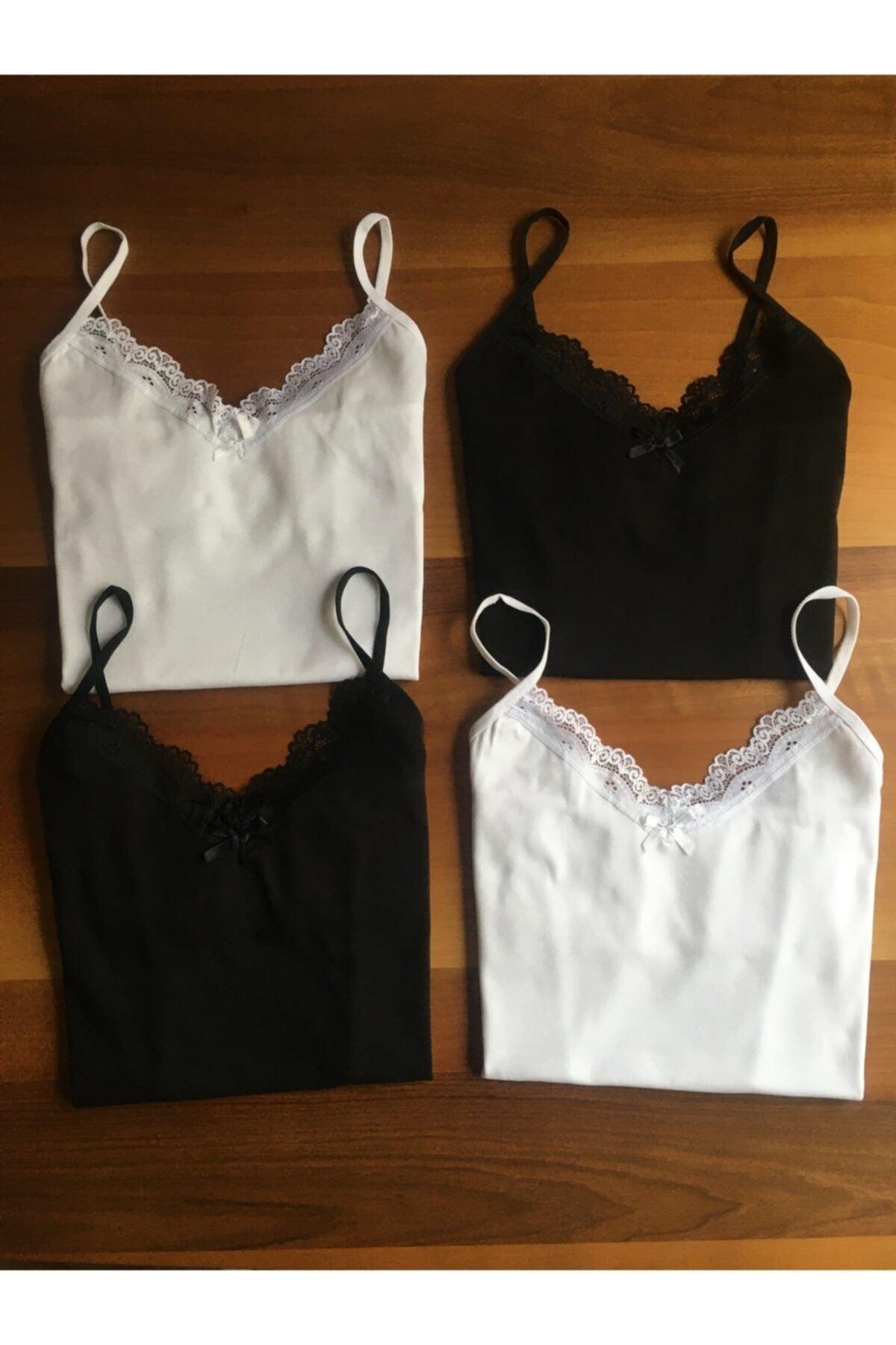 Women's Color 4-Pack Cotton Rope Suspended Singlet - Swordslife