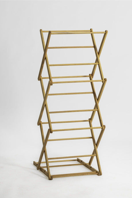 Wooden 3 Levels Drying Clothes Rack