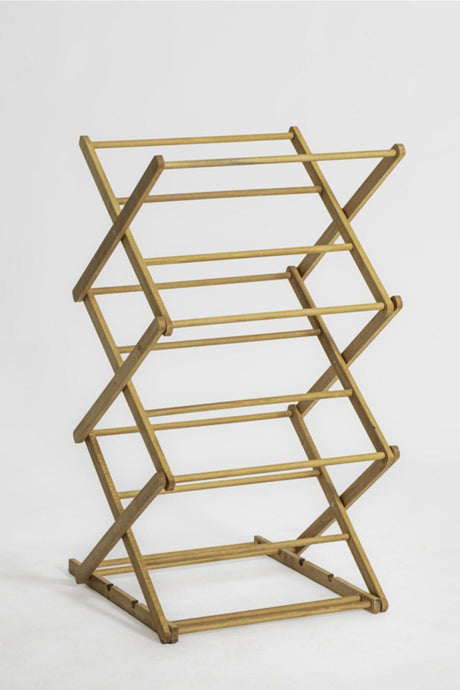Wooden 3 Levels Drying Clothes Rack