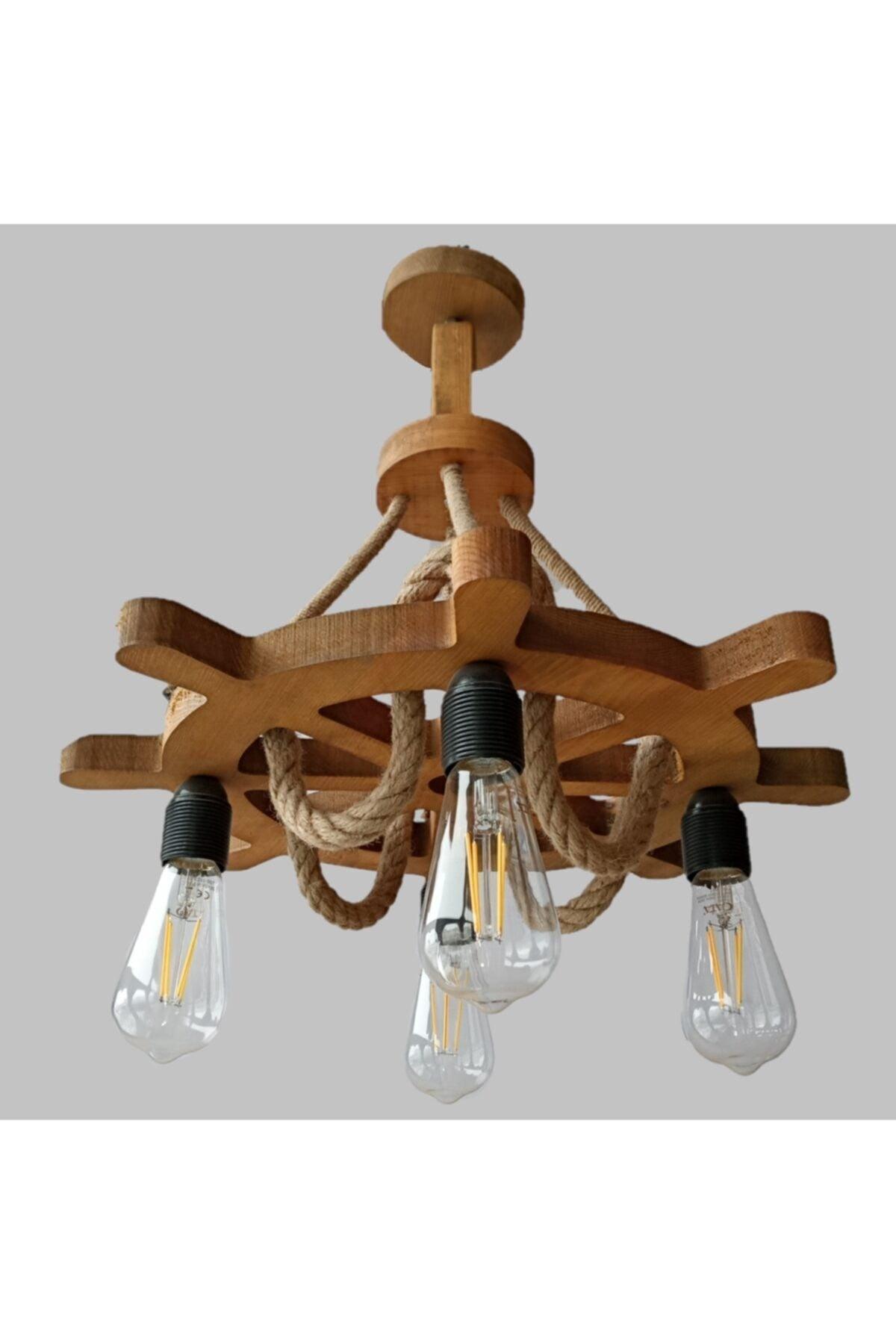 Wooden Chandelier Rudder - Swordslife