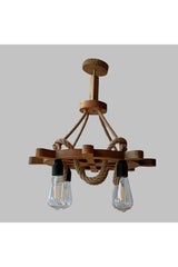 Wooden Chandelier Rudder - Swordslife