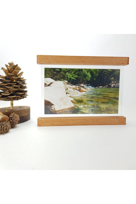 Wooden Double Sided Glass Photo Frame _05 - Swordslife