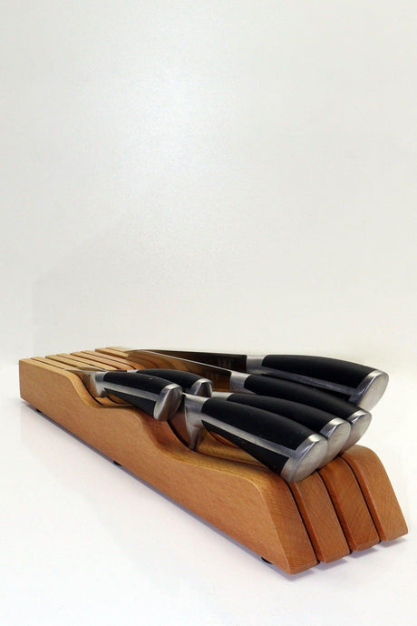 Wooden Drawer Knife Holder / Knife Stand / Knife Organizer - Swordslife