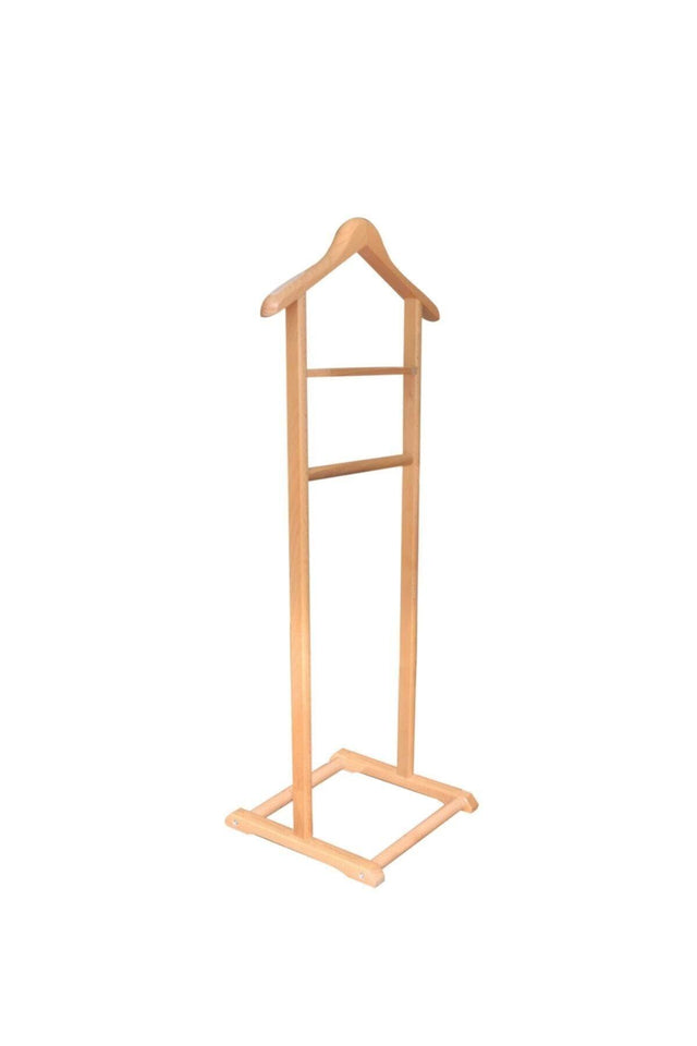 Wooden Mute Uşak Natural Color Single Leg Hanger - Swordslife