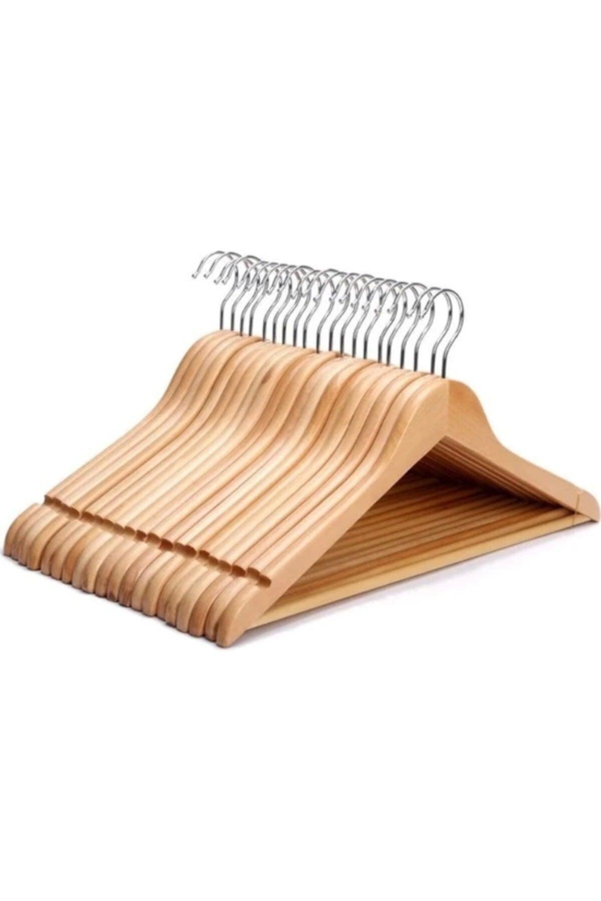 Wooden Hanger Clothes And Clothes Hanger 24 pcs