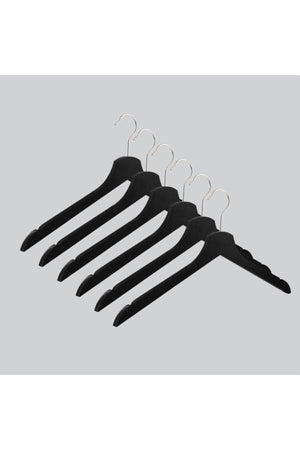 Wooden Hanger Clothes Shirt Hanger Black Color