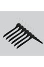 Wooden Hanger Clothes Shirt Hanger Black Color