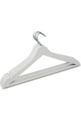 Wooden Look Clothes Hanger White Hanger