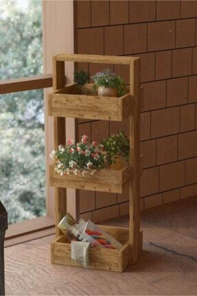 Wooden Organizer Basket Bathroom Organizer