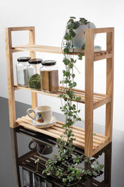 Wooden Organizer Organizer Table Top Kitchen-bathroom Shelf Counter Top Organizer - Swordslife