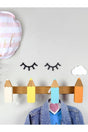 Wooden Pencil Shaped Child & Baby Room Hanger Modern Decorative Wall Hanger - Pastel Colors - Swordslife