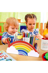 Wooden Rainbow Desktop For Kids