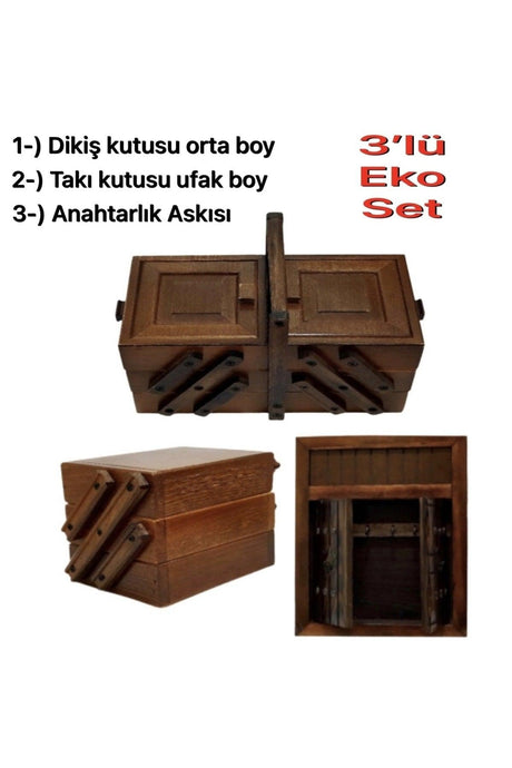 Wooden Sewing Box