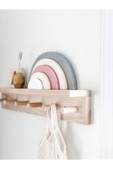 Wooden Shelf Wall Hanger Montessori Hanger - Swordslife