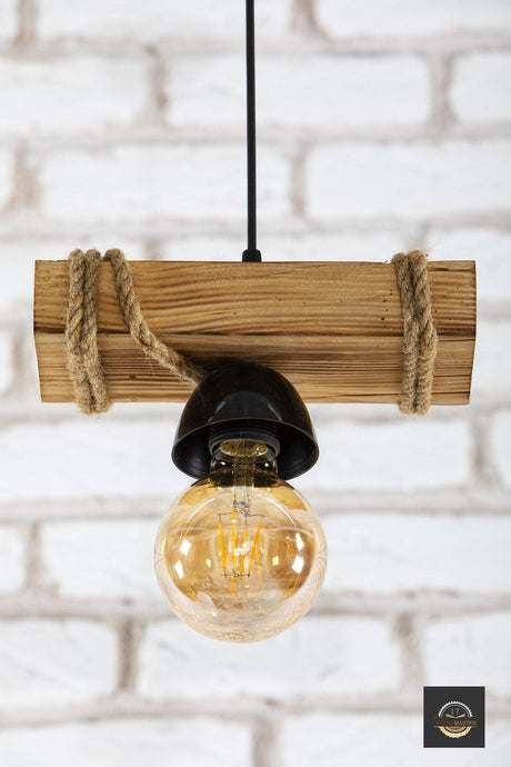 Wooden Single Rope Rustic Design - Swordslife