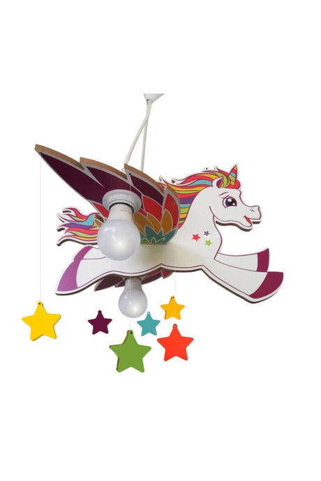 Wooden Unicorn 2 Children's Room Lighting - Swordslife