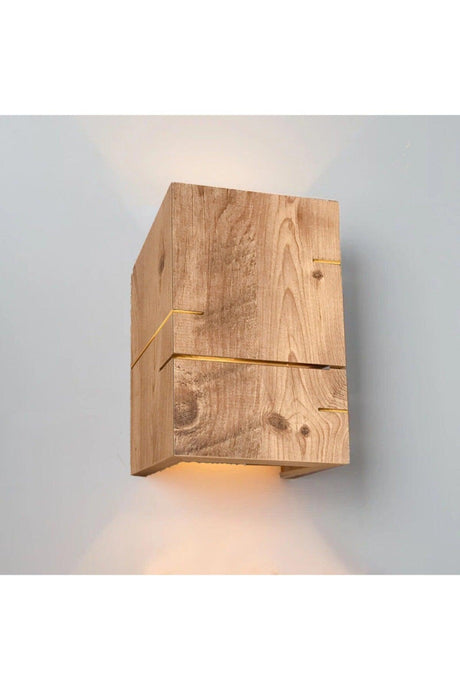 Wooden Wall Lamp Sconce Decorative Design Lighting Home Office Hotel Various Usage Areas - Swordslife