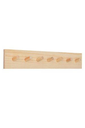 Wooden Wall Mounted 7 Lid Hanger