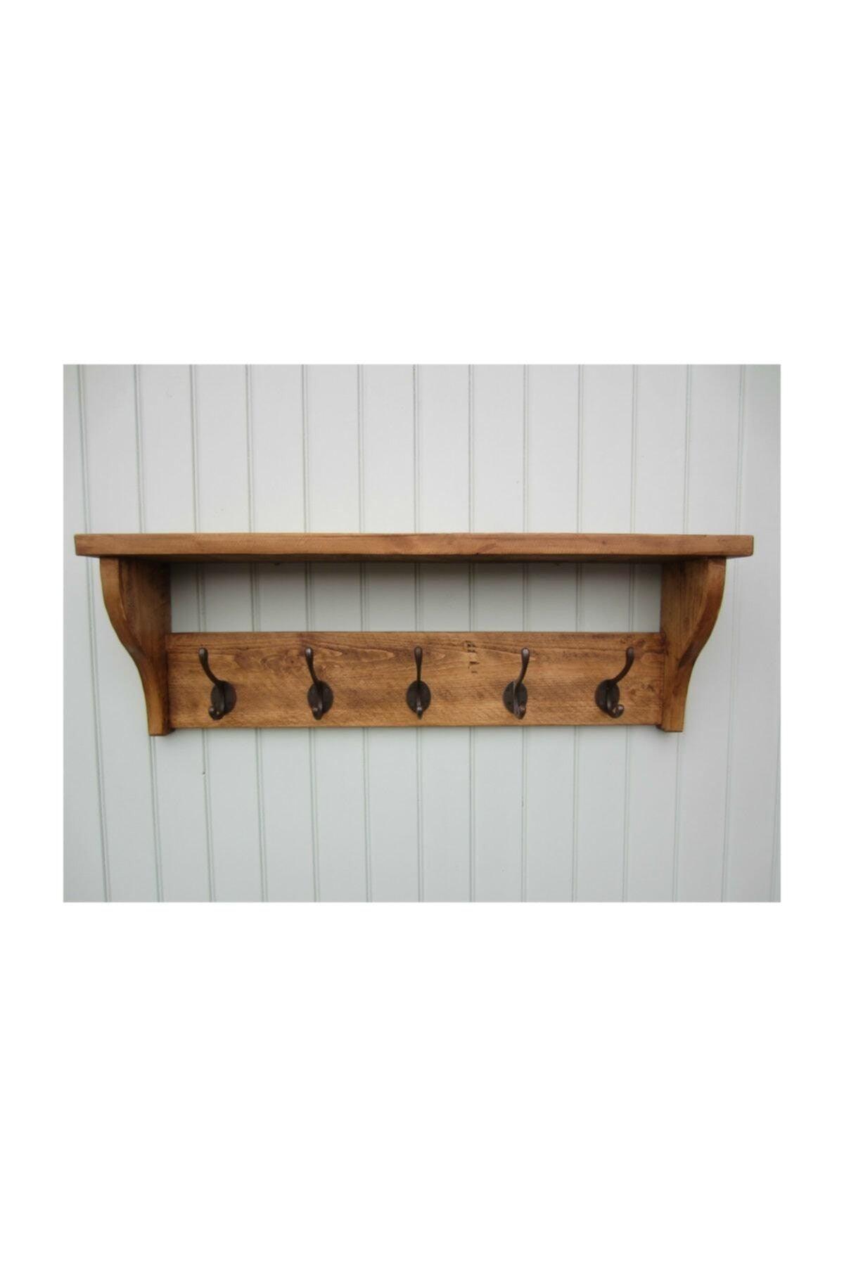 Wooden Wall Rustic Shelf Hanger. - Swordslife