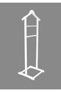 Wooden White Color Single Leg Hanger - Swordslife