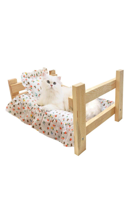 Wooden Cat Bed