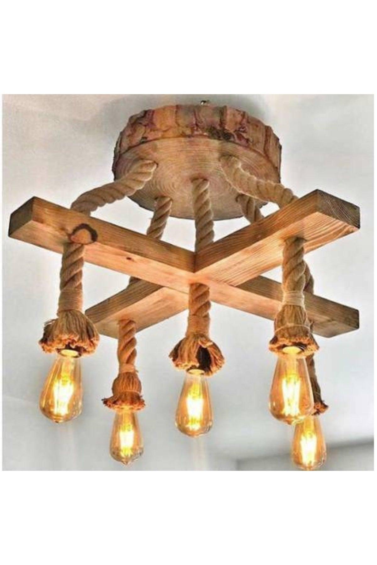 Wooden Chandelier. Very Perfect And Decorative Handmade Wooden Chandelier - Swordslife
