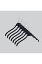 Wooden Hanger Blouse Shirt Hanger Black Color 100 Pcs - Swordslife