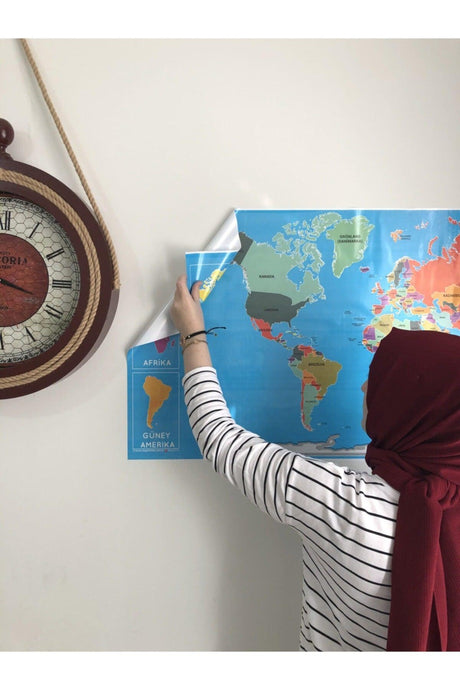 World Map Smart Paper Board Writing