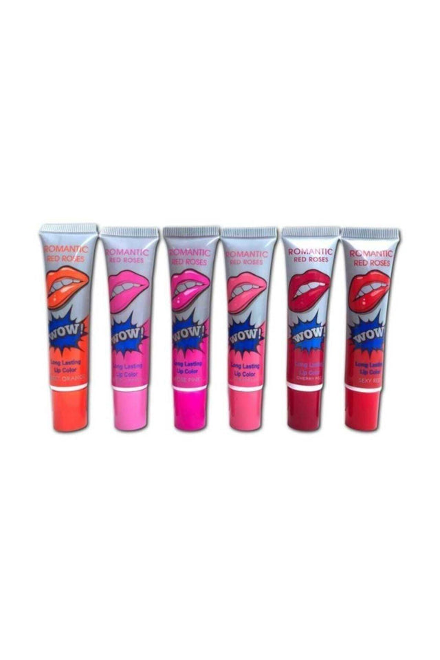 Wow Peel Off Lipstick Set of 6