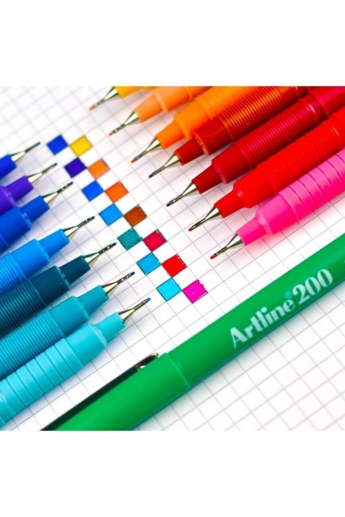 Writing & Drawing Pen 200 Fine Tip 20 Colors