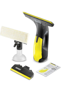 Rechargeable window wiper with black handle