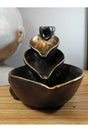 Yangtze Backflow Incense Holder Gold Tumbled Color - Swordslife