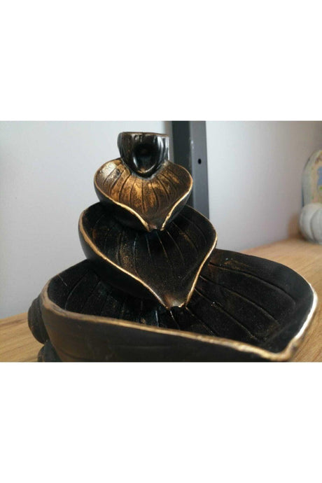 Yangtze Backflow Incense Holder Gold Tumbled Color - Swordslife