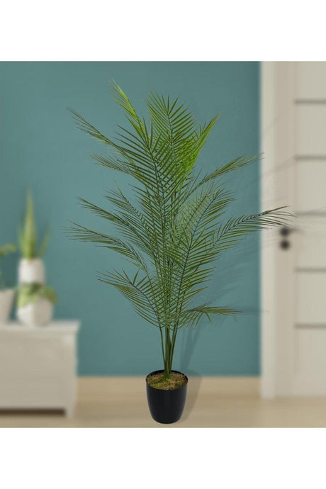 Artificial Tree Areca Tree Palm Tree Indoor Plant Artificial Areka 130 Cm 20 Leaf - Swordslife