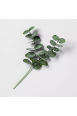 Artificial Flower Eucalyptus Single Branch 25cm Green Aradal Garnish Eucalyptus - Swordslife