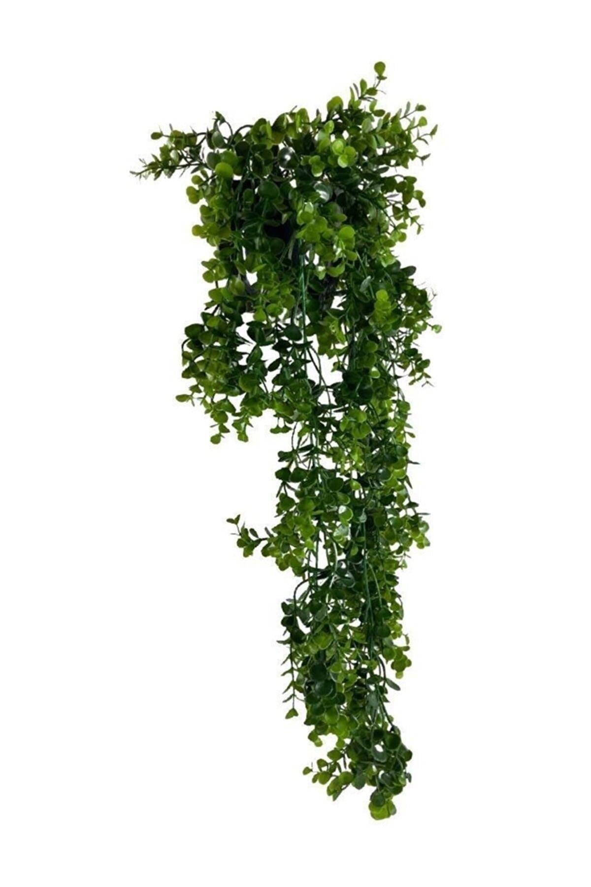 Artificial Flower Pot Hanging Boxwood Eucalyptus Artificial Ivy 60cm - Swordslife
