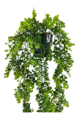 Artificial Flower Pot Hanging Boxwood Eucalyptus Artificial Ivy 60cm - Swordslife