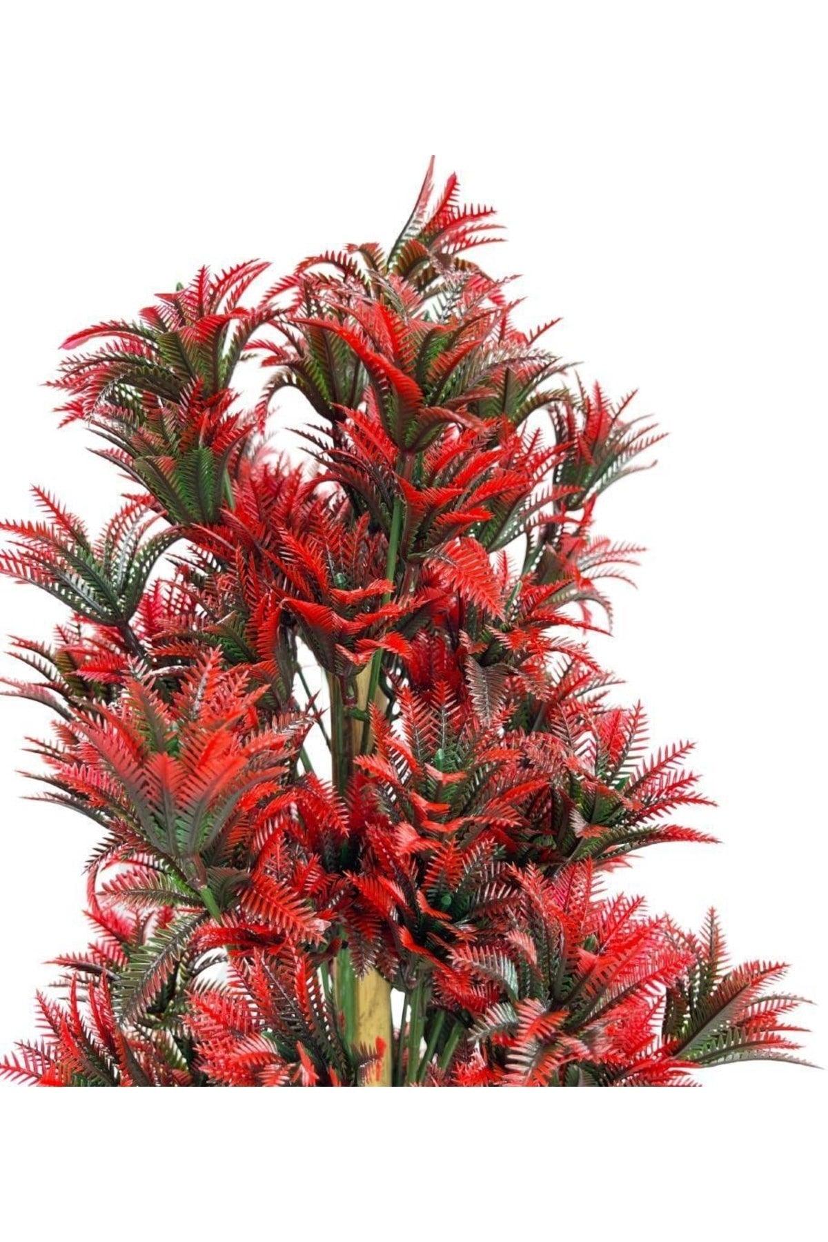 Artificial Flower Black Potted Red Jams Tree 55cm - Swordslife